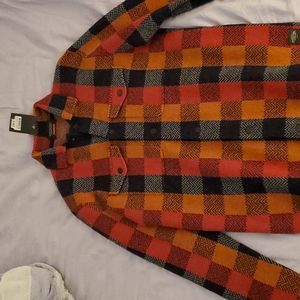 scotch and soda fall winter button up sweater color patter size medium NWT